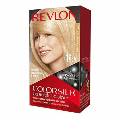 Picture of Revlon ColorSilk Beautiful Permanent Color, [04] Ultra Light Natural Blonde 1 ea