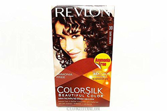 Picture of Revlon ColorSilk Hair Color, 30 Dark Brown 1 ea