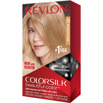 Picture of Revlon ColorSilk Hair Color 70 Medium Ash Blonde 1 Each ( Pack of 2)