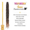 Picture of Toyotress Tiana Passion Twist Hair -30 inch 7 Pcs Super Long Pre-twisted Crochet Braids Ombre Blonde, Synthetic Braiding Hair Extensions ( 30 Inch, T27-7P)