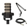 Picture of Rode PodMic Dynamic Podcasting Microphone with StreamEye BOOMARM1 Microphone Boom Arm, XLR Cable and StreamEye Polishing Cloth