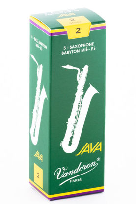 Picture of Vandoren SR342 Bari Sax JAVA Reeds Strength 2; Box of 5