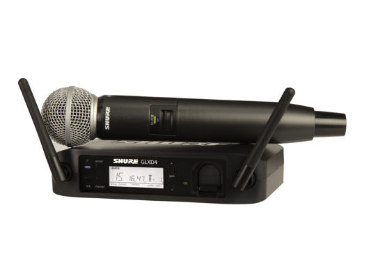 Shure GLXD24 SM58 Digital Vocal Wireless System with SM58 Handheld Microphone Z2