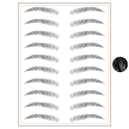 Picture of Brows by Bossy Studio & Co Temporary Eyebrow Tattoos Waterproof Eyebrow Stickers, False Tattoos Hair Like Peel Off Instant Transfer Brows For Women And Men