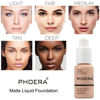 Picture of Phoera Foundation 104 and 105,Full Coverage Foundation,Hilareco Concealer Foundation Flawless 30ml Natural Matte Oil Control Concealer Facial Blemish for Women Girls (2 PCS 110-Truffle )