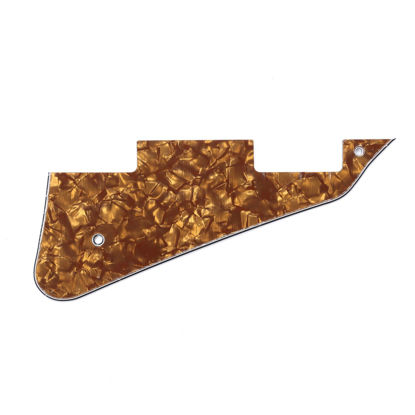 Picture of Musiclily Electric Guitar Pickguard Compatible with USA Les Paul Modern Style,4Ply Bronze Pearl