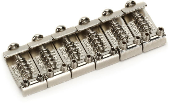 Picture of Fender American Standard 2008 Stratocaster Bridge Saddles - Steel with Nickel Finish