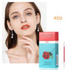 Picture of 20 Pieces/Box Cigarette Lipstick Cotton Swab Lipstick, Durable Waterproof Liquid Non-Stick Tattoo Lipstick, Portable Lip Tint (01 red)