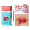 Picture of 20 Pieces/Box Cigarette Lipstick Cotton Swab Lipstick, Durable Waterproof Liquid Non-Stick Tattoo Lipstick, Portable Lip Tint (01 red)