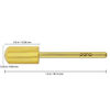 Picture of PANA Smooth Top Large Barrel 3/32" Shank Size - (Gold, Extra Fine Grit) - Fast remove Acrylic or Hard Gel Nail Drill Bit for Manicure Pedicure Salon Professional or Beginner