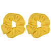 Picture of Set of 2 Large Solid Scrunchies - Yellow