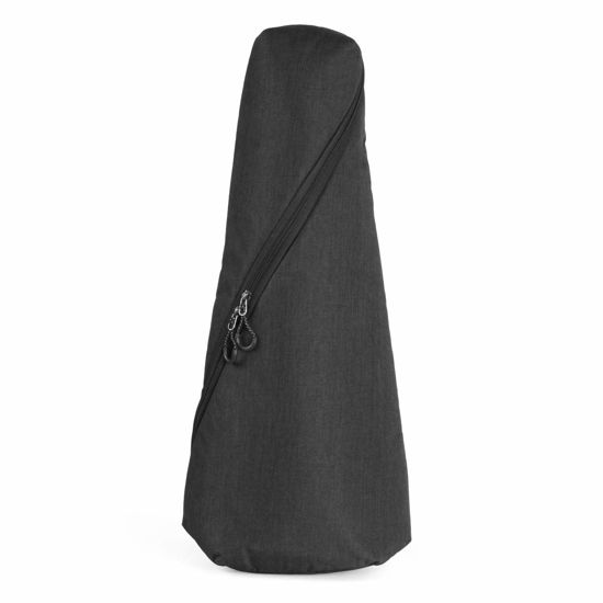 Picture of Glenmi Black Ukulele Case Bag for Both Soprano Concert Ukulele 21'' 23'' 24'',10mm Sponge Padded (Soprano/Concert)