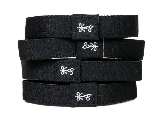 Picture of The Black Ties - Hair Ties For Guys | Superior, No-Rip, No-Slip Hair Ties for All Hair Types