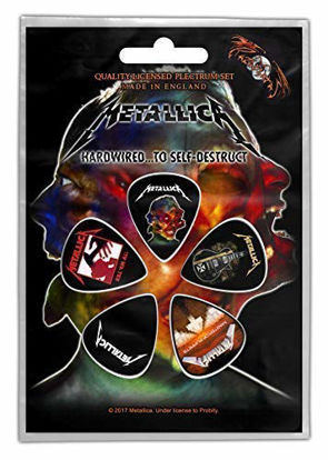 Picture of Metallica Pack Of 5 Guitar Plectrums/Picks