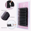 Picture of ALLOVE Eyelash Extension Volume Lash Extensions 0.05mm CC Curl 15-20mm Mixed Tray Easy Fan Lash Extensions Rapid Blooming Self Fanning Volume Lashes