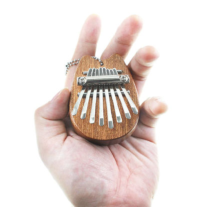 Picture of Ganasome 8 Key Mini Kalimba exquisite Finger Thumb Piano Marimba Musical good accessory Pendant Gift for Kids and Adults Beginners