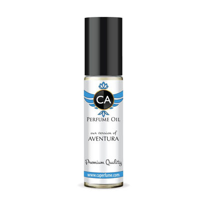 Picture of CA Perfume Impression of Aventus for Man Fragrance Body Oils Alcohol-Free Essential Aromatherapy Sample Travel Size Roll-On 0.3 Fl Oz/10 ml