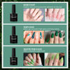 Picture of Morovan Gel Nail Polish Kit with UV Light 6PCS Green Gel Nail Polish Set with Gel Nail Polish Remover Base Top Coat For DIY Nail Art Manicure Nail Remover at Home Salon