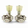 Picture of Kluson Revolution 3X3 Locking Tuners, Keystone Buttons - NICKEL