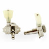 Picture of Kluson Revolution 3X3 Locking Tuners, Keystone Buttons - NICKEL