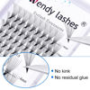 Picture of Premade Volume Eyelash Extensions WENDY LASHES D Curl Premade Fans 10D Short Stem Volume Lashes .07 .10 Thickness 8-18mm Length Supplies(10D-0.07-D, 15mm)