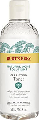 Picture of Burt's Bees Natural Acne Solutions Toner, Clarifying Facial Toner for Oily Skin, 5 Oz (Package May Vary)