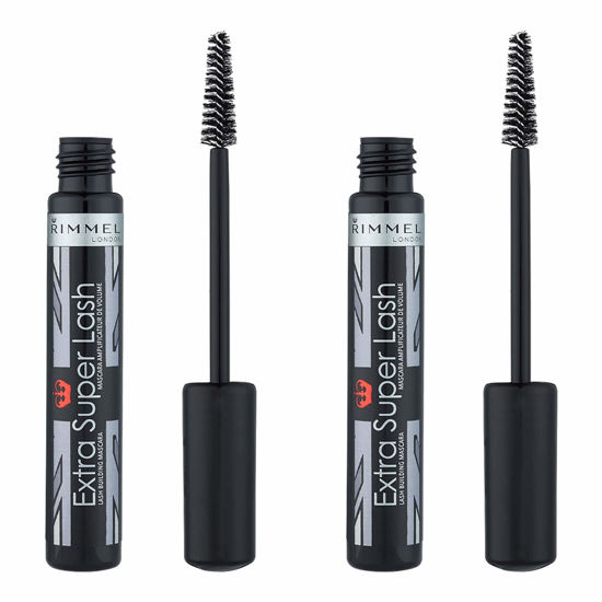 Picture of Rimmel Extra Super Lash Value Pack, Black Black, 0.1 oz, Pack of 2