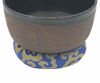 Picture of Silk Brocade Large Ring Cushion Pillow for Tibetan Singing Bowl Hand Made Nepal (Blue)