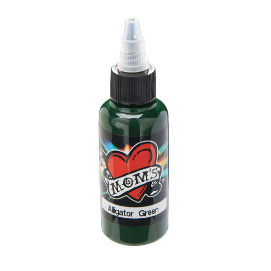 Picture of Moms Millennium Tattoo Ink - Alligator Green - 1/2 oz