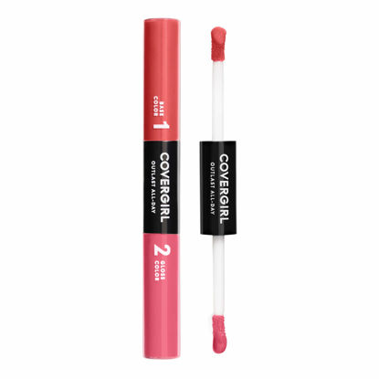 Picture of COVERGIRL Outlast All-Day Color & Lip Gloss, Coral Crave, 0.2 Ounce (packaging may vary)