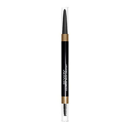 Picture of Revlon Colorstay Eyebrow Pencil Creator with Powder & Spoolie Brush to Fill, Define, Sculpt, Shape & Diffuse Perfect Brows, Graphite (645) 0.23 oz