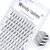 Picture of Volume Lash Extensions 10D 12D Premade Fans Eyelash Extensions 0.07mm Thickness 14-20mm Mixed C/D Curl Short Stem Premade Volume Eyelash Extensions Pointed Base Fans by WENDY LASHES(12D-0.07-C, 14-20mm Mixed Tray)