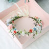 Picture of Wedding Flower Crown Flower Garland Headband Hair Wreath Floral Headpiece Halo Boho Party Prom by Vivivalue