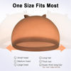 Picture of Brown Wig Caps, IKOCO 6Pcs Stocking Caps for Wigs Nylon Wig Caps for Women