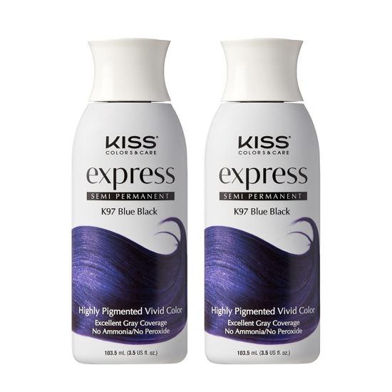 Kiss Express Hair Color | Midnight Blue Kit