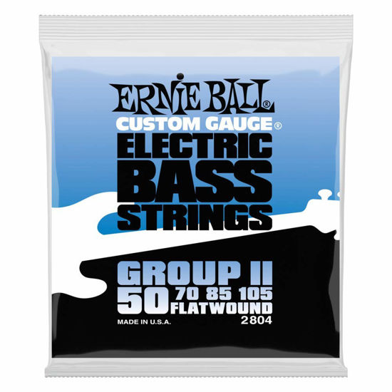 Picture of Ernie Ball Group II Flatwound Bass Guitar Strings, 50-105 Gauge (P02804)