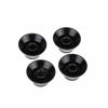 Picture of Musiclily Pro Metric Size Guitar Top Hat Bell Control Knobs for Epiphone Les Paul SG Electric Guitar Asia Import Guitar Bass Split Shaft Pots, Black (Set of 4)