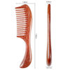 Picture of Onedor Handmade 100% Natural Red Sandalwood Hair Combs- Anti-Static Sandalwood Scent Natural Hair Detangler Wooden Combs (Red Sandalwood Wide Tooth)