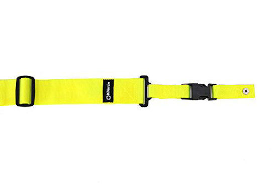 Picture of DiMarzio Nylon ClipLock Neon Guitar Strap Yellow