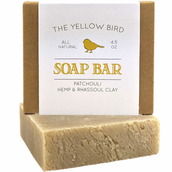 Picture of The Yellow Bird Natural Bar Soap (Patchouli Hemp Clay, 1 Bar)