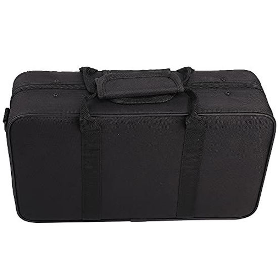 Picture of Water resistant Clarinet Bag Case Black Foam Padded Thickened Ox Cloth Storage Bag with Strap for Clarinet Clarinet Case clarinet case