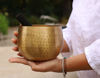 Picture of DharmaObjects Tibetan Ring Gong Meditation Singing Bowl Mallet Cushion Set (Jumbo)