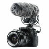 Picture of SUNMON Microphone Furry Windscreen, Dead Cat Wind Muff Mic Windshield Fur Foam Cover as Pop Filter Compatible with Rode VideoMic Pro Camera Microphone