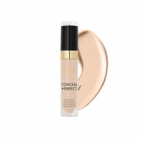 Picture of Milani Conceal + Perfect Longwear Concealer - Nude Ivory (0.17 Fl. Oz.) Vegan, Cruelty-Free Liquid Concealer - Cover Dark Circles, Blemishes & Skin Imperfections for Long-Lasting Wear