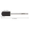 Picture of PANA Smooth Top Large Barrel 3/32" Shank Size - (DLC Black, Fine Grit) - Fast remove Acrylic or Hard Gel Nail Drill Bit for Manicure Pedicure Salon Professional or Beginner