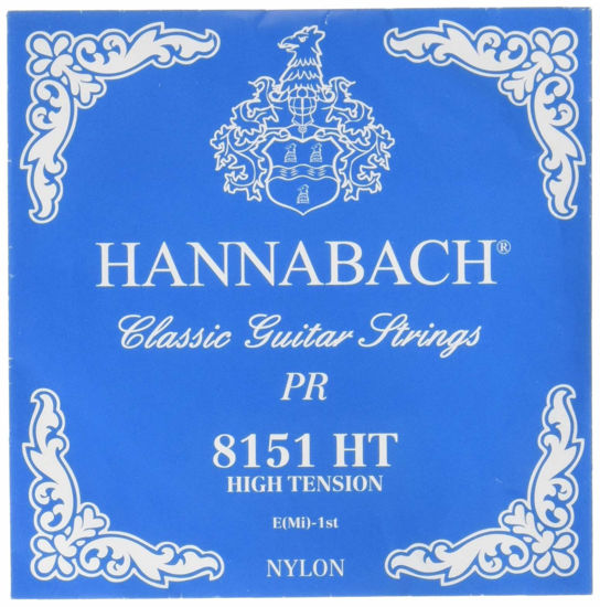 Picture of Hannabach Series 815 High Tension Silver Special Single E1 String for Classic Guitar (652531)