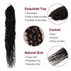 Picture of Passion Twist Hair - 8 Packs 22 Inch Passion Twist Crochet Hair For Black Women, Crochet Pretwisted Curly Hair Passion Twists Synthetic Braiding Hair Extensions (22 Inch 8 Packs, #2)