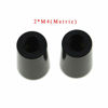 Picture of KAISH 2pcs Black Metric M4 METAL LP Guitar Toggle Switch Tip 3 Way Pickup Switch Knob for Epiphone