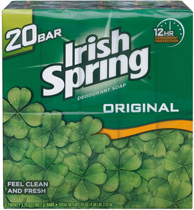 Picture of Irish Spring Deodorant Soap (20 Count, Aloe)