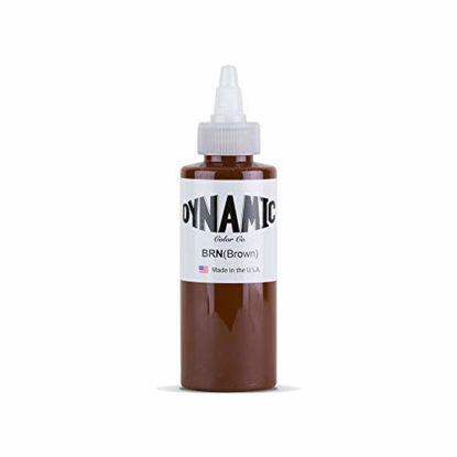 Picture of Dynamic Brown Tattoo Ink Bottle 4oz